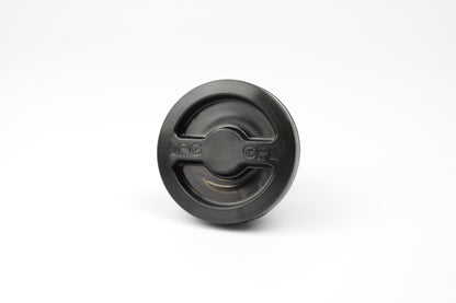 Black Gaslow Replacement Filler Cap on a White Background
