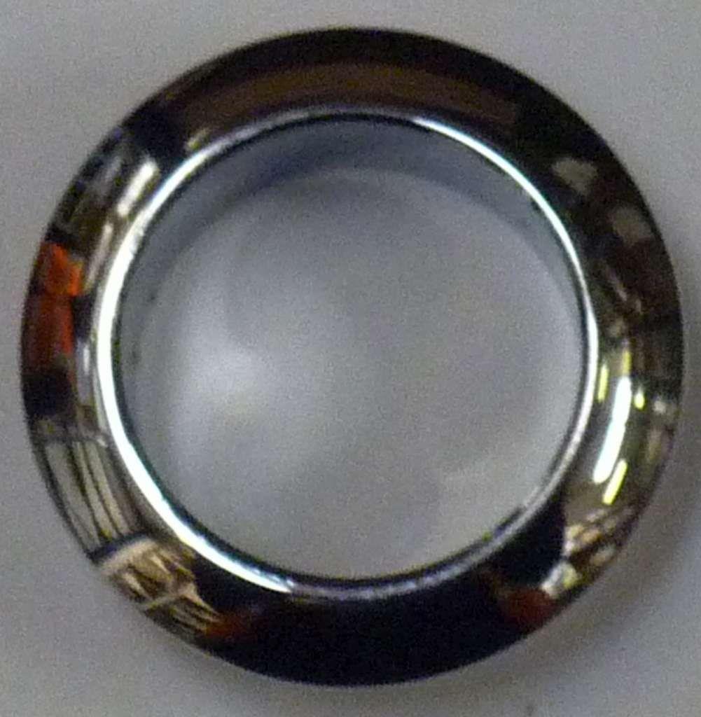 Auto-Trail Chrome Push Button Rosette