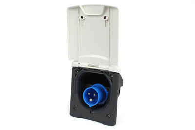 White Fawo Flush Mains Inlet