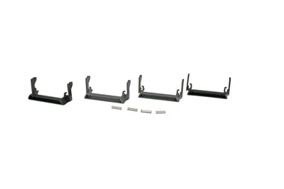 Set of locking handles with four metal springs.