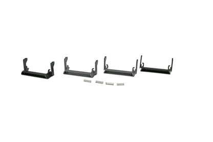 Set of locking handles with four metal springs.