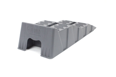 A grey level on a white background