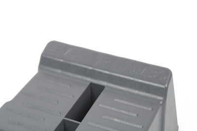 A grey level on a white background
