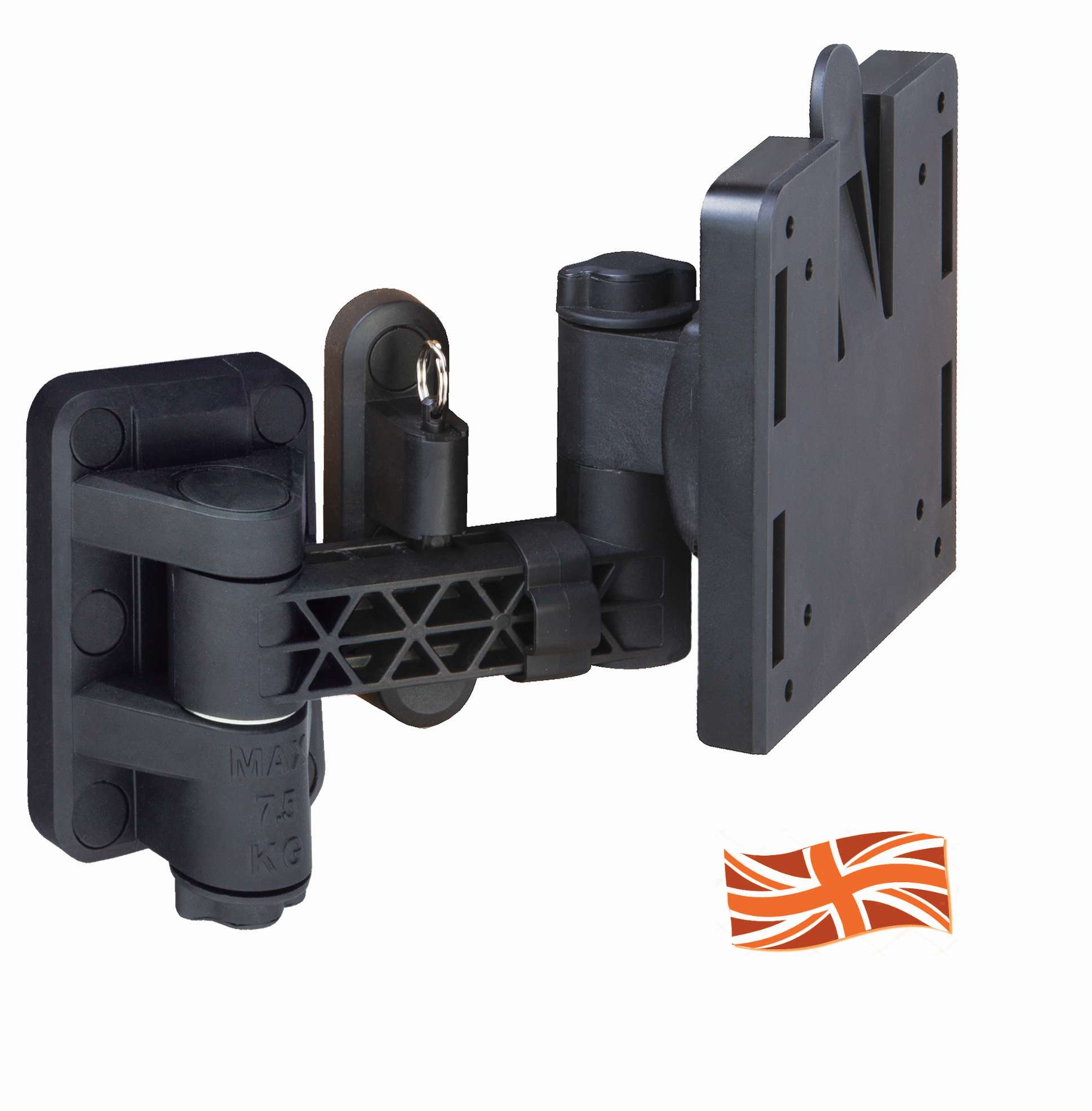 Vision Plus TV Wall Bracket - SINGLE Arm Quick Release