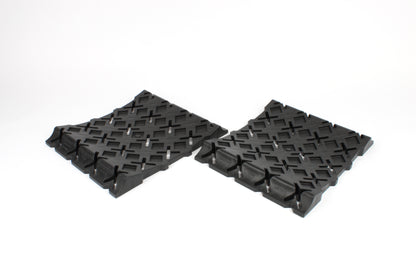 Black level parts on white background