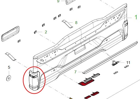 Dethleffs Trend Bumper End Caps (PAIR) MY24-25