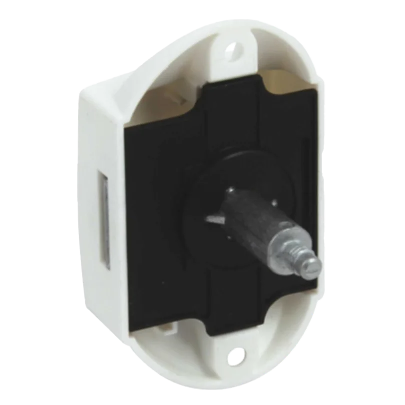 Autotrail/Hafele Internal Locker Catch, White. 48x32x42mm