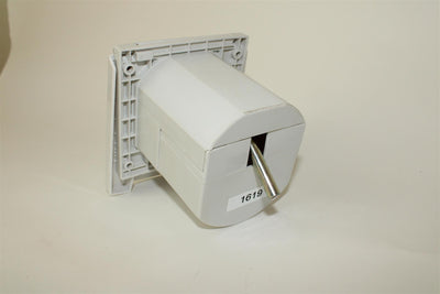 A white Dethleffs motorhome barbecue point.