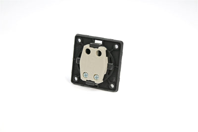 Berker Single Rocker Switch - Chrome