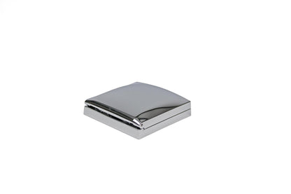 Berker Frame with Hinged Lid - Chrome