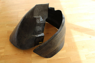 A black Dethleffs wheel arch liner.