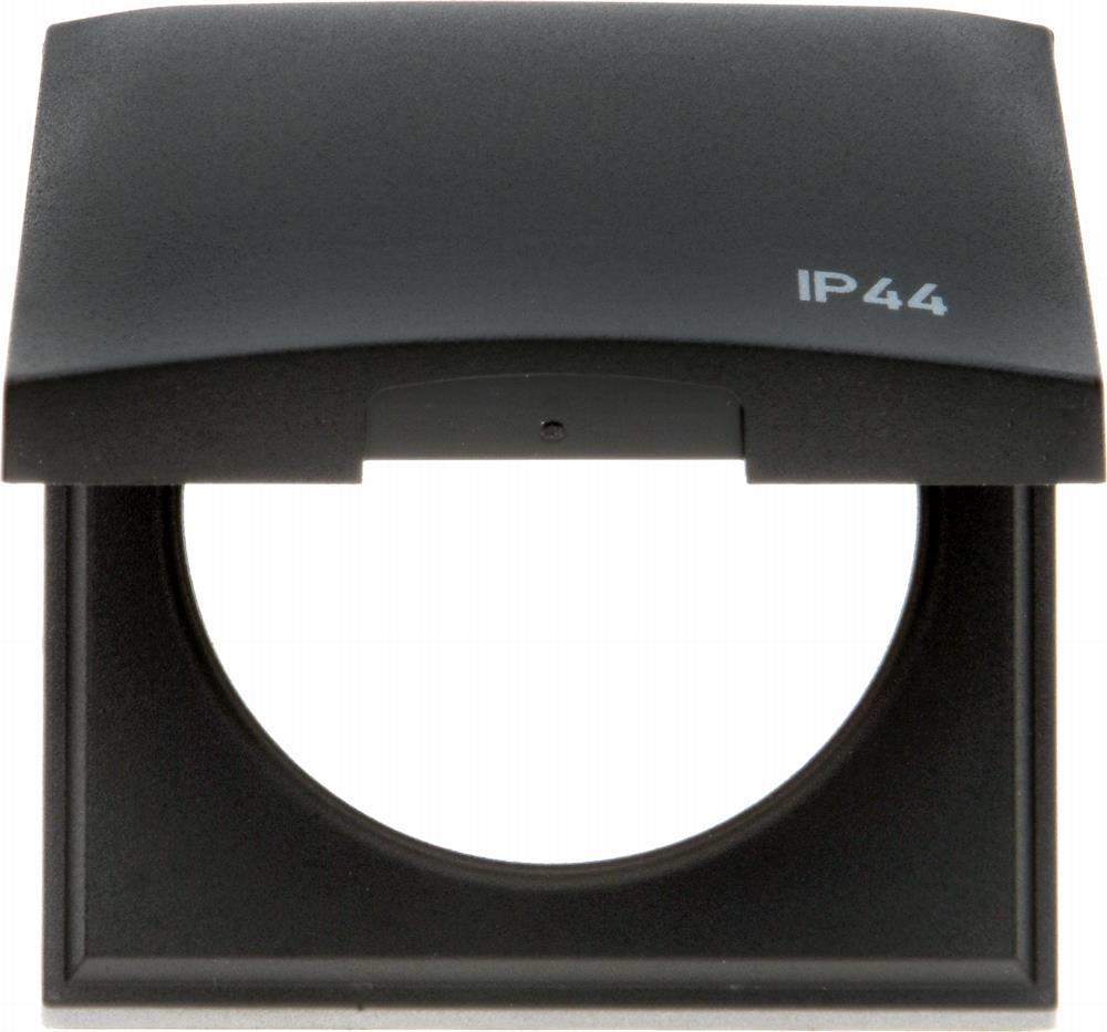 Berker Anthracite Flow Grame 1 Gang With Cover