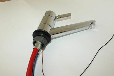 Reich Trend E mixer Tap with 25cm flexi hose with barbed ends & 33mm hose size