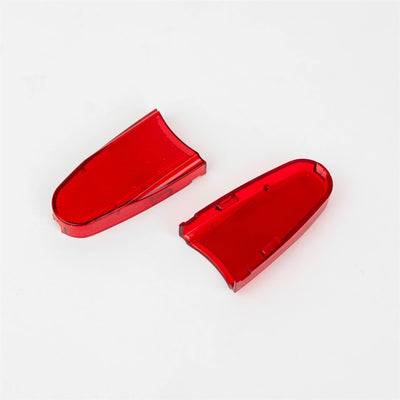 A red Dethleffs motorhome brake light.
