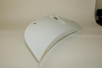 A white Dethleffs motorhome front bumper trim.