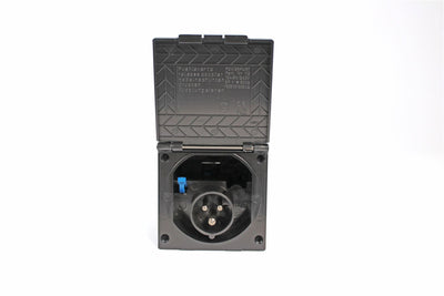 Flush Fitting Mains Inlet - Black