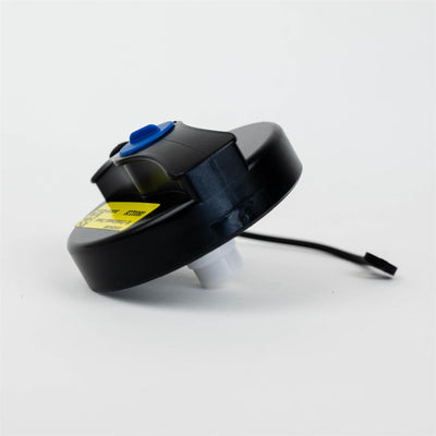 A black Dethleffs motorhome tank cap.