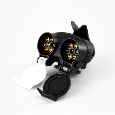 Short Adaptor 13 Pin Plug to 12N and 12S Socket