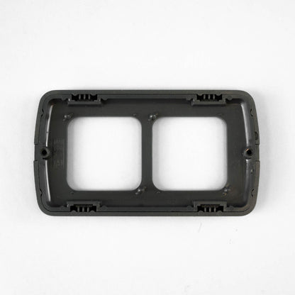 CBE Double socket outer frame Champagne grey