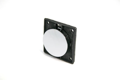 Berker Single Rocker Switch - Chrome