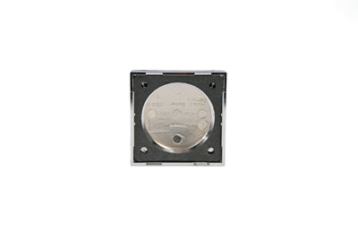 Berker Frame with Hinged Lid - Chrome