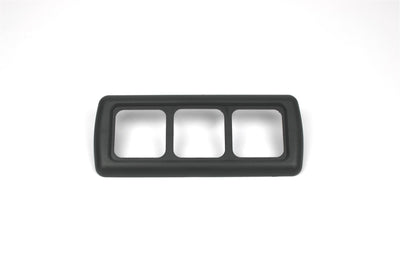 Black 3 way electrical surround on white background