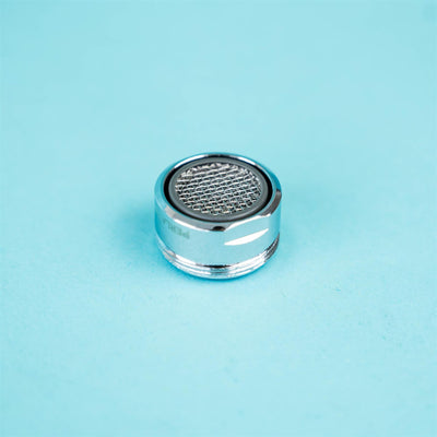 A chrome Dethleffs motorhome tap filter.