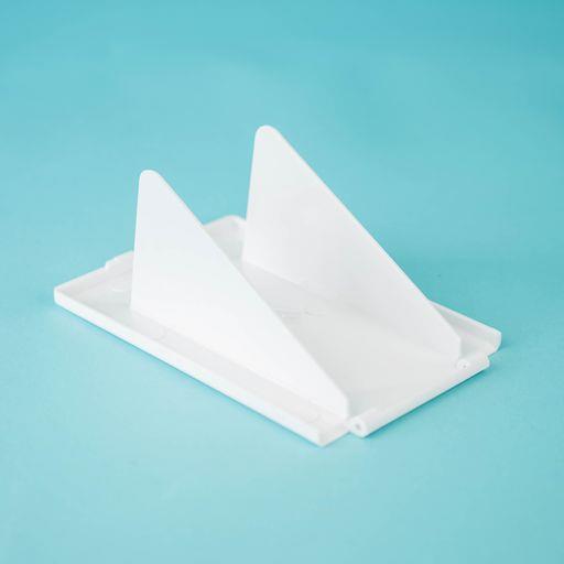 Mains Inlet Oblong White Cover and Pins for 016036/9
