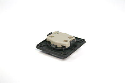 Berker Single Rocker Switch - Chrome