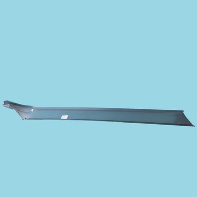 A grey Roller Team 257P motorhome side skirt.