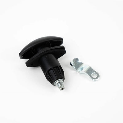 A black Roller Team motorhome locker lock.