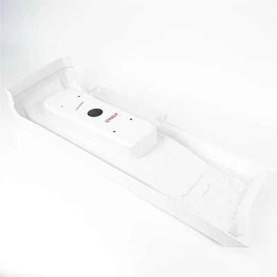 A white Elddis Encore rear offside bumper light panel.