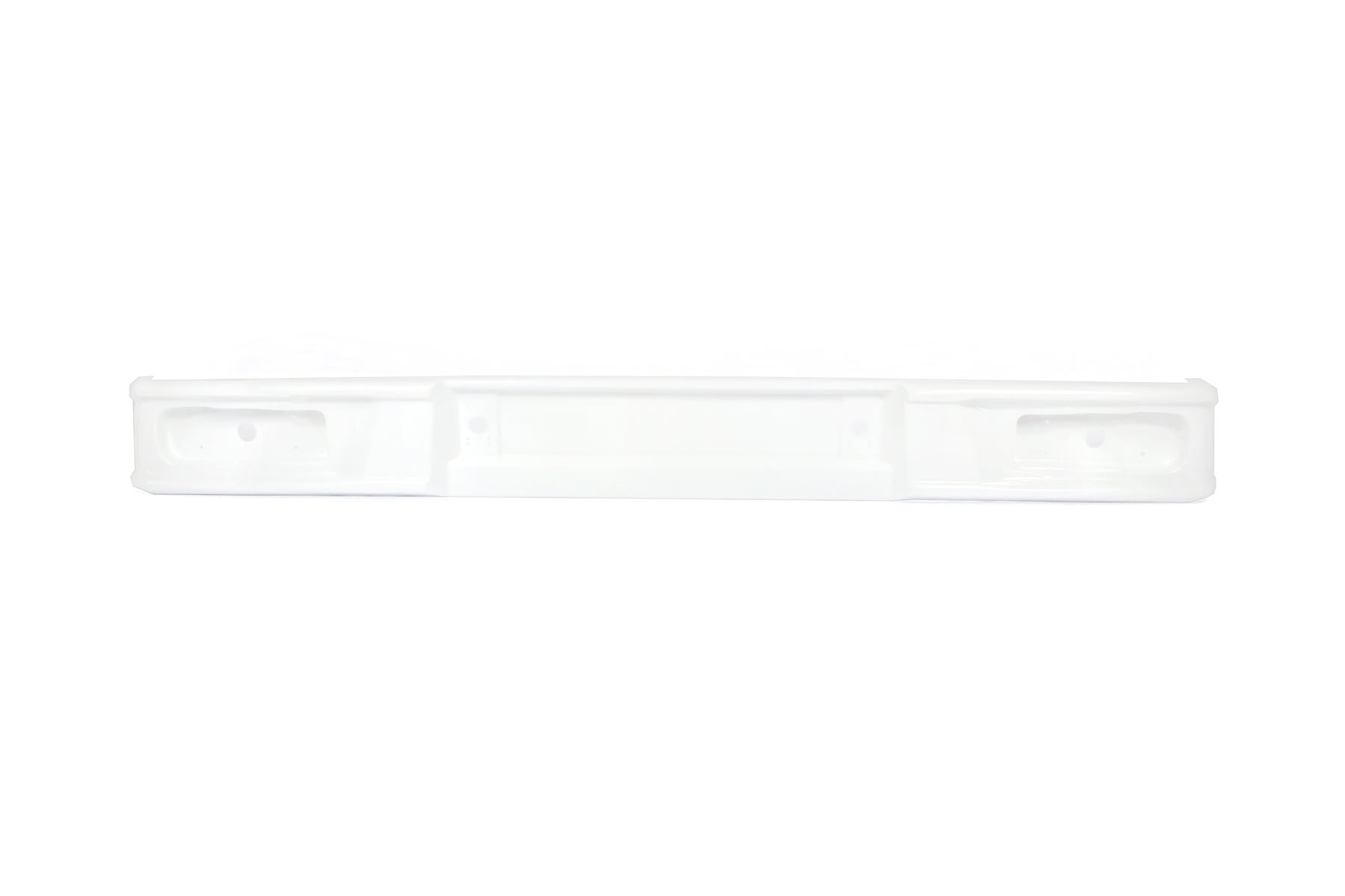 A white Elddis Accordo Rear Lights Bumper Panel.