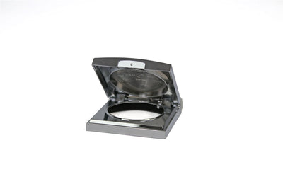 Berker Frame with Hinged Lid - Chrome