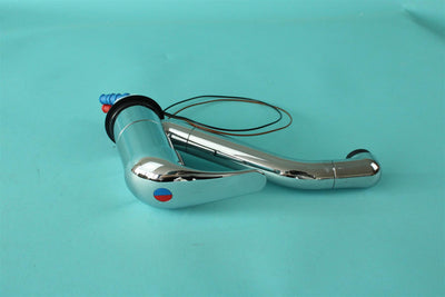 A chrome Dethleffs motorhome original sink tap.