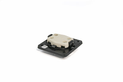 Berker Double Rocker Switch - Chrome