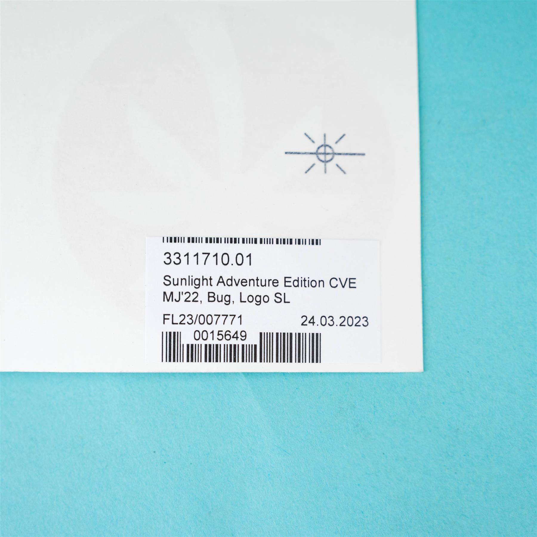 Sunlight decal Model Yr 22