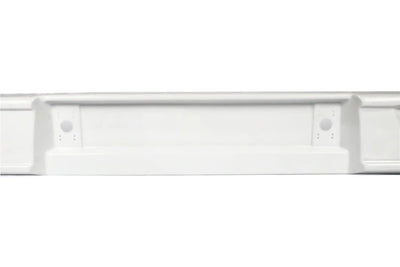 A white Elddis Accordo Rear Lights Bumper Panel.