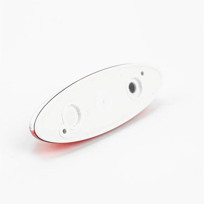 A transparent Roller Team motorhome outline side marker light.