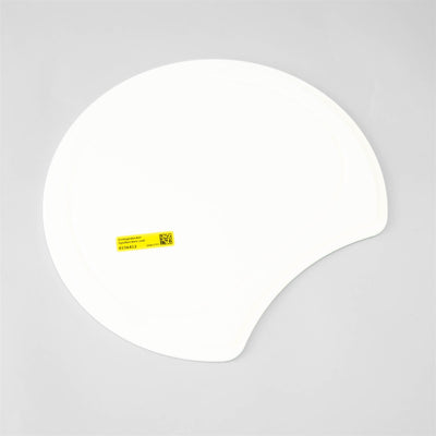 A white Dethleffs motorhome wash basin cover.