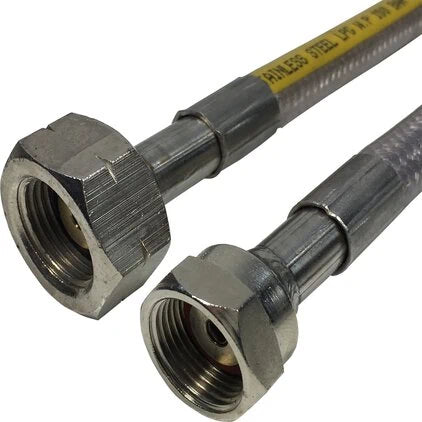 Gaslow Stainless Steel 21.8LH 0.75 Metre Regulator Hose 01-6020-SS