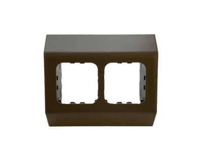 C-Line 2 Way Angled Socket in Bronze PO286