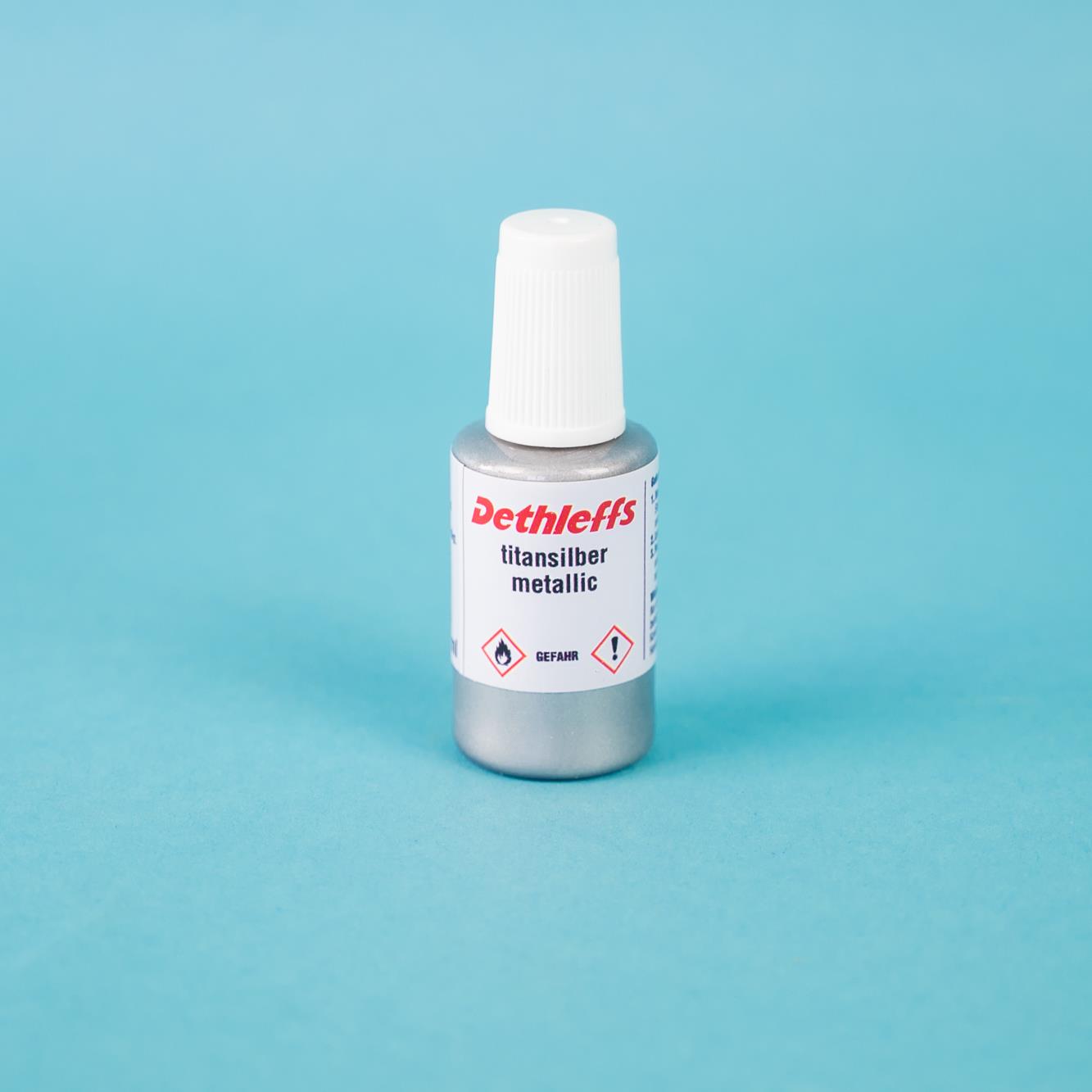 Fiat titan silver metallic touch-up paint for Dethleffs motorhomes