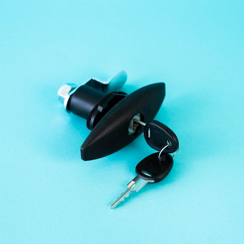 Black FAP Oval Lock With Key