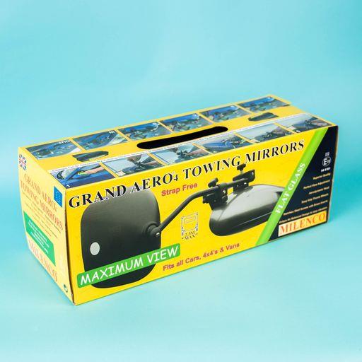 Milenco Grand Aero 4 towing mirrors for motorhome
