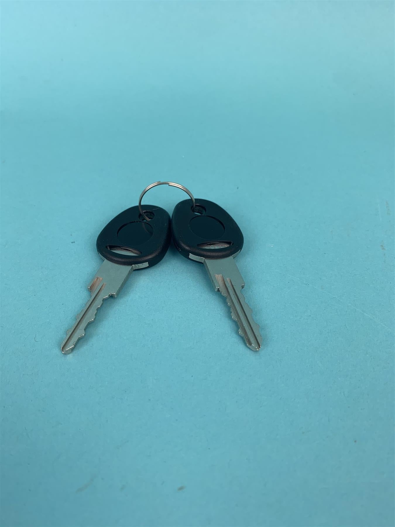 White FAP Oval Lock With Key