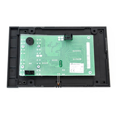A black Nordelettronica NE268 control panel used in Roller Team motorhomes.