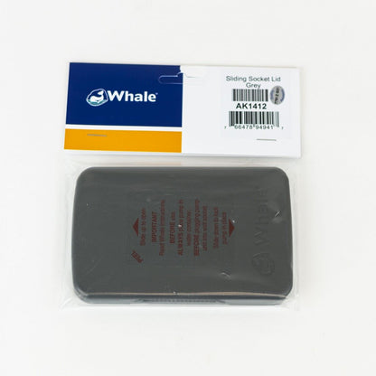 Whale sliding socket lid grey