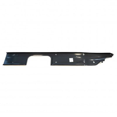 A grey offside Roller Team Zefiro 690 motorhome front skirt.