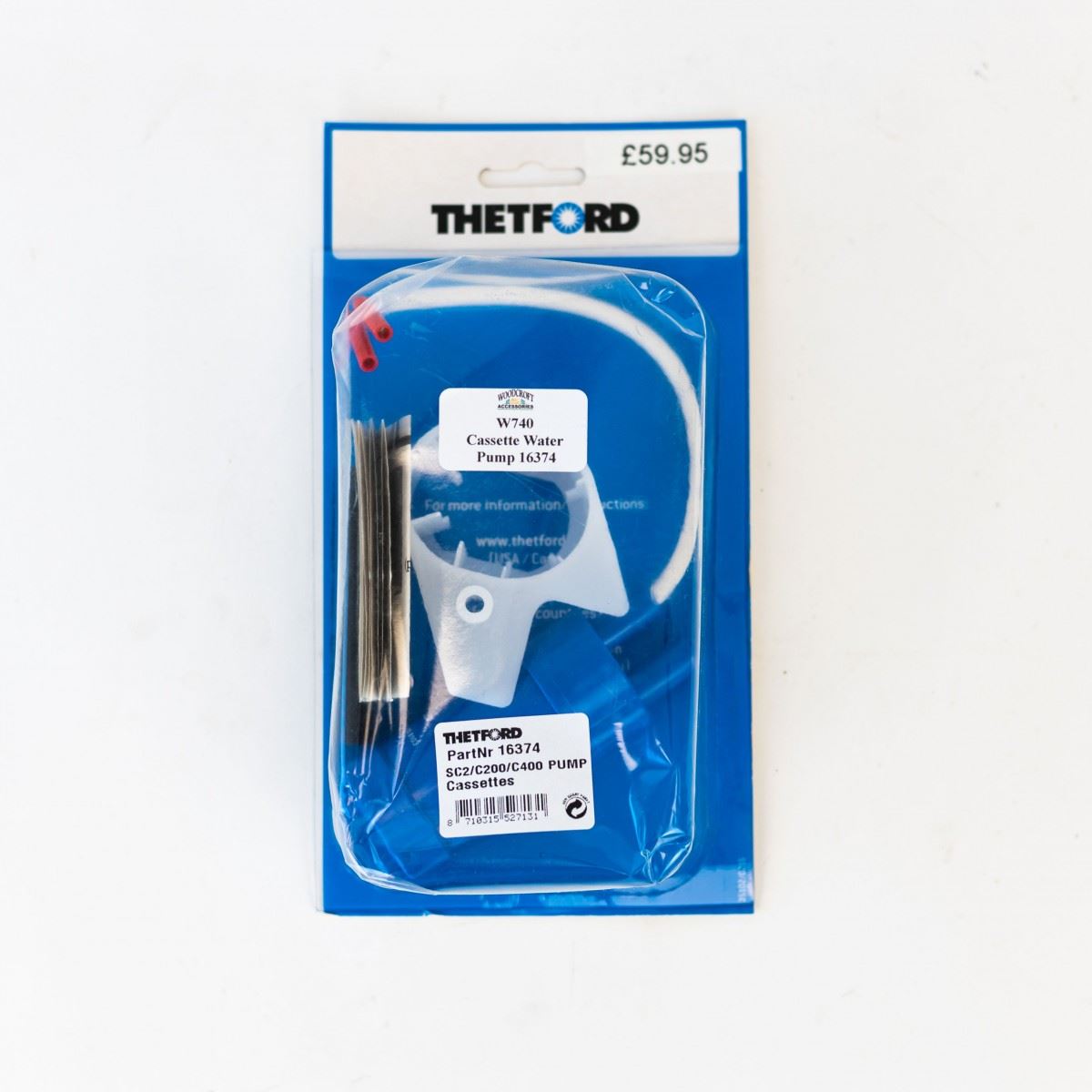 Thetford cassette water pump for c2 bench 16374